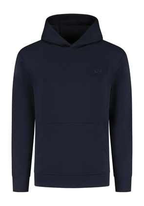 Paul & Shark logo-detail hoodie - Blue