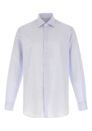 Pal Zileri Milan-collar cotton shirt - Blue
