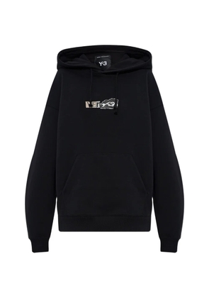 Y-3 graphic hoodie - Black