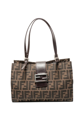 Fendi Pre-Owned 1990-2000 Baguette logo tote bag - Brown