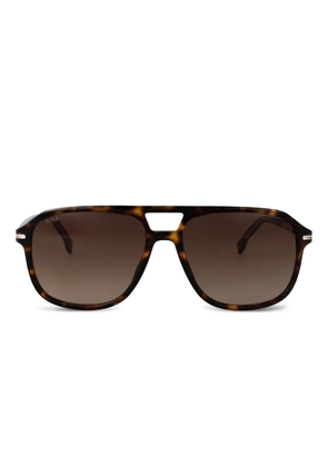 BOSS pilot-frame sunglasses - Brown