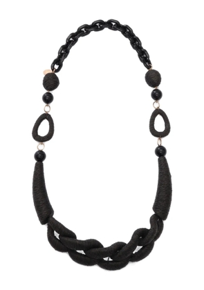 Weekend Max Mara Teismo chain necklace - Black