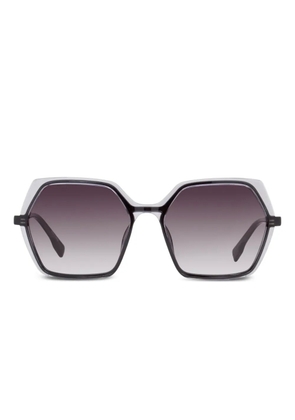 Karl Lagerfeld geometric-frame sunglasses - Grey