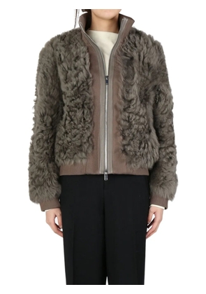 ATELIER NEW YORK shearling jacket - Grey