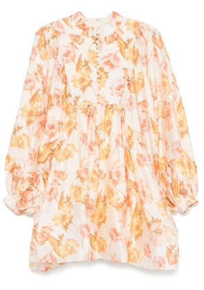 MALINA Tyra mini dress - Neutrals