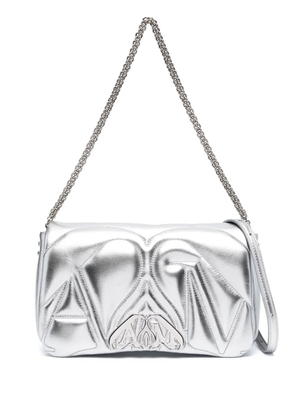 Alexander McQueen small The Seal shoulder bag - Silver