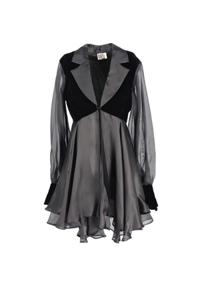 Mondrian tulle shirt - Grey