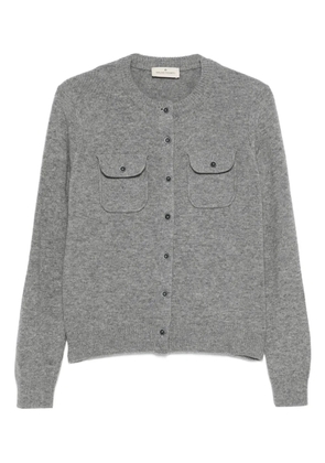 Bruno Manetti double-pocket wool cardigan - Grey