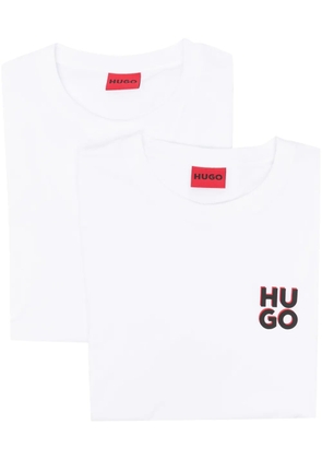 HUGO logo-print T-shirt (pack of two) - White