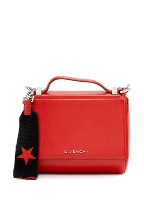 Givenchy Pre-Owned mini Pandora calfskin logo tote bag - Red