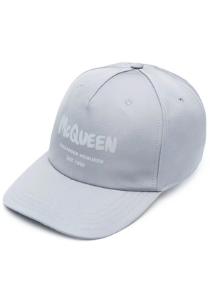 Alexander McQueen logo-print baseball cap - Grey