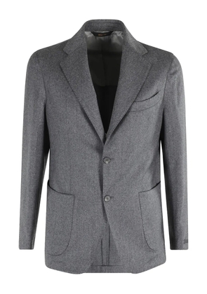 Briglia 1949 patch pocket two-button blazer - Grey