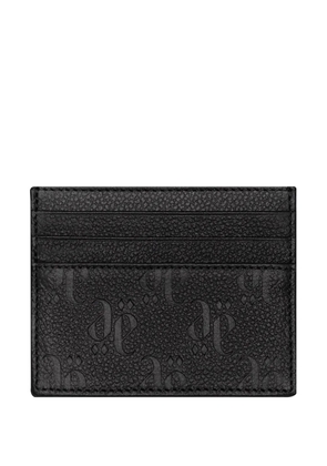 PLACE OF ËLMS logo-embossed leather cardholder - Black