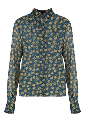 ASPESI floral-print shirt - Blue