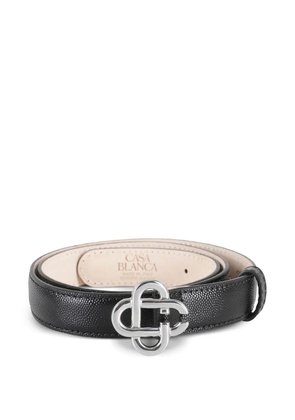Casablanca logo-buckle belt - Black