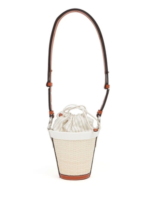 Maison Margiela Fire woven bucket bag - Neutrals