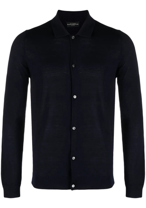 Ballantyne V-neck wool cardigan - Blue