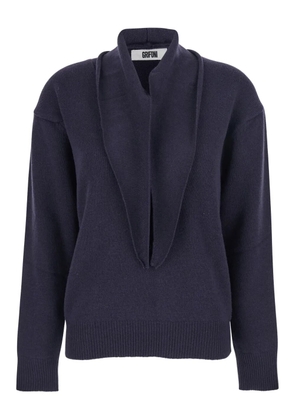 Grifoni dropped-shoulders sweater - Blue