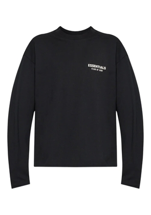 FEAR OF GOD ESSENTIALS long-sleeves logo-detail T-shirt - Black