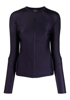 Duskii zip-up rash guard - Purple