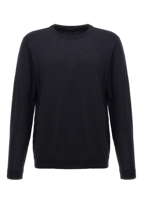 Roberto Collina crew-neck merino-wool sweater - Blue