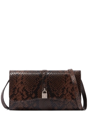 Stella McCartney padlock crossbody bag - Brown