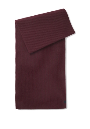 BOSS ribbed scarf - Red