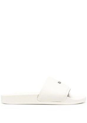 MSGM logo-print sliders - Neutrals