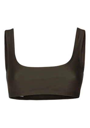 THE ANDAMANE square-neck top - Brown