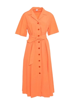 ASPESI button-down belted dress - Orange