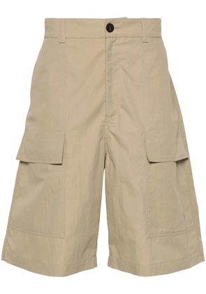 Studio Nicholson high-waist straight-leg shorts - Neutrals