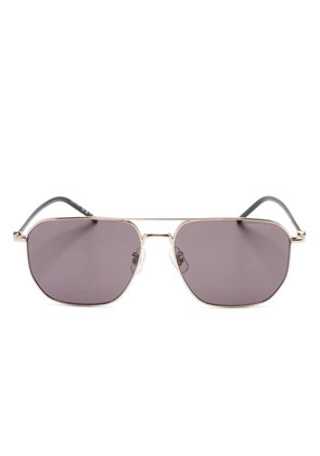 Montblanc pilot-frame sunglasses - Gold
