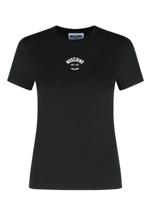MOSCHINO JEANS logo-print cotton T-shirt - Black