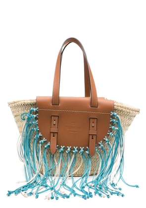 CUBA LAB Tropicana Kenia tote bag - Neutrals
