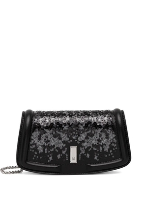 BOSS sequin-embellishment chain cluch bag - Black