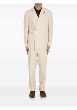 Lardini double-breasted blazer - Neutrals