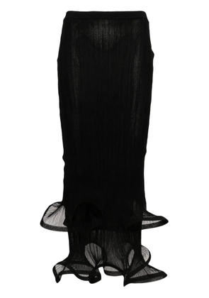 Simkhai Kelso ruffle-detail skirt - Black