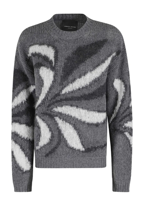Roberto Collina crew-neck sweater - Grey