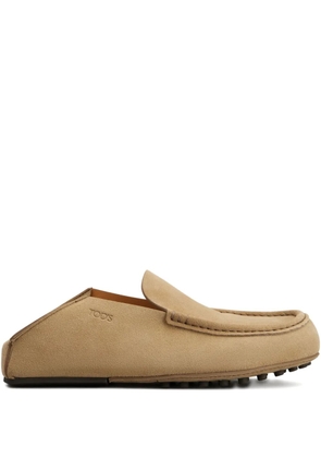 Tod's suede slipper loafers - Neutrals