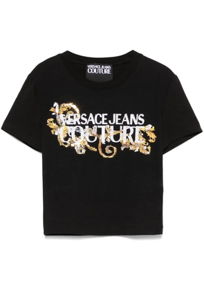 Versace Jeans Couture logo-print T-shirt - Black