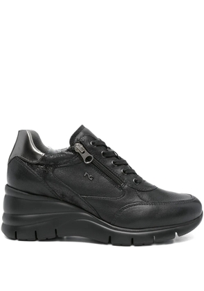 NERO GIARDINI zip-detail sneakers - Black