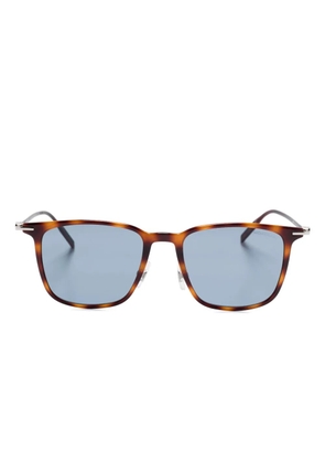 Montblanc tortoiseshell-effect sunglasses - Brown