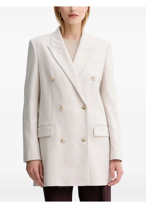 BOSS Jukana double-breasted button blazer - Neutrals