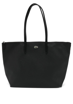 Lacoste logo-embroidered tote bag - Black