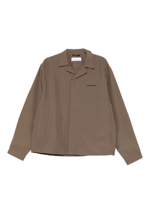 OAMC Peacemaker embroidery-logo shirt jacket - Green