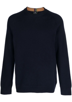 PS Paul Smith long-sleeve merino-wool jumper - Blue