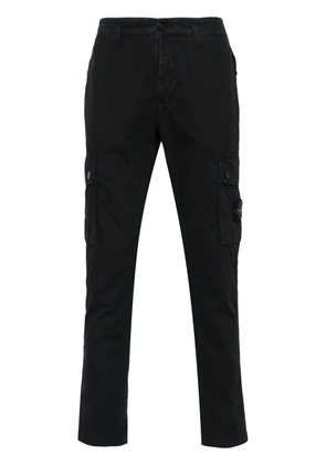 Stone Island slim-fit cotton trousers - Blue