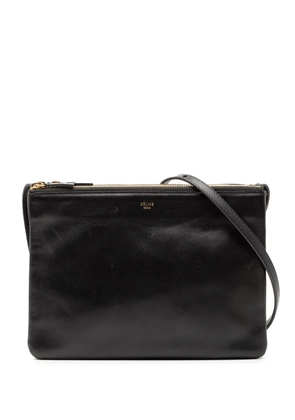 Celine Pre-Owned 2013 Large Lambskin Trio crossbody bag - Black