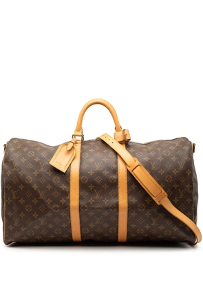 Louis Vuitton Pre-Owned 1999 Monogram Keepall Bandouliere 55 travel bag - Brown