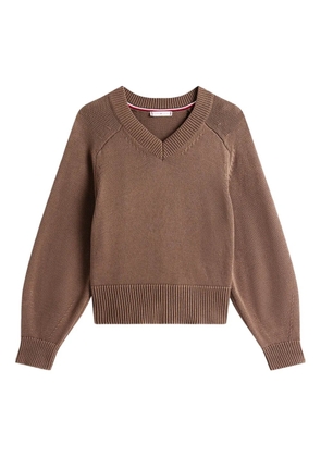 Tommy Hilfiger V-neck sweater - Brown